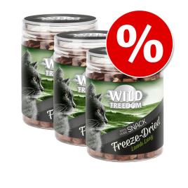 Wild Freedom Snacks liofilizados - Pack económico - Fígado de vaca 3 x 60 g