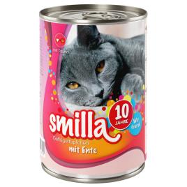 Smilla pedaços tenros de aves 6 x 400 g - Edição de aniversário - Aves com pato