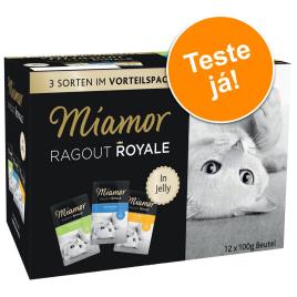 Miamor Ragout Royale 12 x 100 g - Pack de experimentação misto - 4 variedades em molho