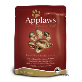 Applaws Cat Pouch em caldo para gatos 12 x 70 g - Frango com arroz selvagem
