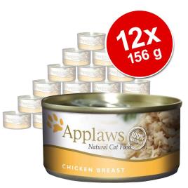 Applaws latas em caldo para gatos 12 x 156 g - Pack económico - Filete de atum