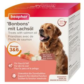 beaphar 'Bonbons' com óleo de salmão para cães - 245 g