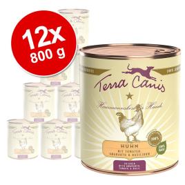 Terra Canis 12 x 800 g - Pack económico - Pack misto, 2 variedades