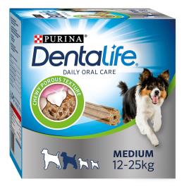 Purina Dentalife snacks para cães de porte médio (12 kg-25 kg) - 24 barritas (8 x 69 g)