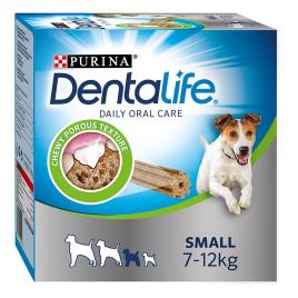 Purina Dentalife snacks para cães de porte pequeno (7 kg-12 kg) - Pack económico: 108 barritas (36 x 49 g)