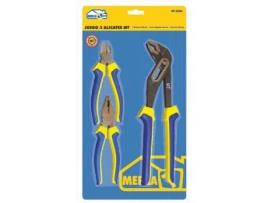 Conunto de 3 Alicates GLOBAL NETWORK