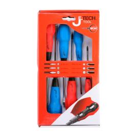 Conjunto de Chaves de Fendas Jetech Tool 4x75, 5x10, 6x125 mm (6 pcs)