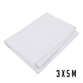 Lona de Proteção Abratools Branco 3 x 5 m Polietileno