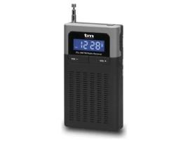 Rádio Portátil TM Electron Preto