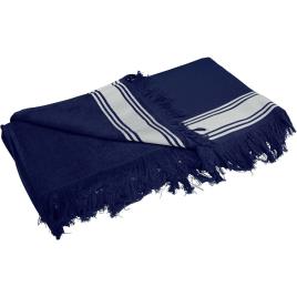 Kariban Toalha Kariban Fouta One Size Navy Blue / White