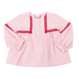 Neck And Neck Camisa De Manga Longa Neck & Neck 24 Months-3 Years Pink-white