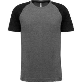 Proact Camiseta Proact Triblend Bicolore Sport L Grey / Black