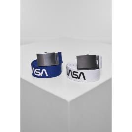 Mister Tee Cinto Mister Tee Nasa 2-pack Extra Long One Size Blue / White