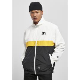 Urban Classics Casaco Starter Three Toned Jogging M White / Black / Beige