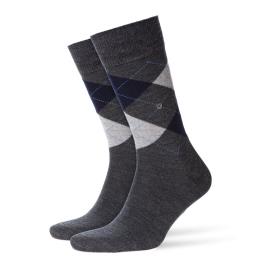 Burlington Meias Edinburgh EU 40-46 Grey / White