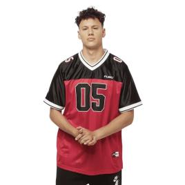 Fubu Camiseta Corporate Football S Red / Black / White