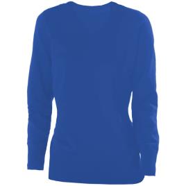 Kariban Suéter Feminino Kariban Col V 3XL bleu royal