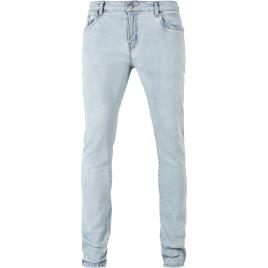 Urban Classics Calças Jeans Urban Classics Slim Fit Zip 32 bleu clair