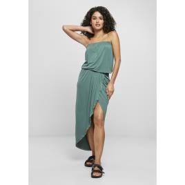 Urban Classics Vestido Bandeau Para Mulheres Urban Classics Viscose S vert