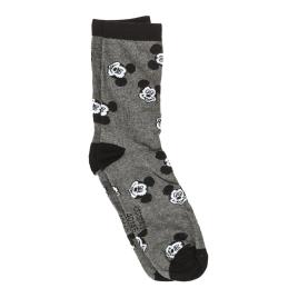 Kisses&love Meias Altas Mickey Mouse One Size Melange gray
