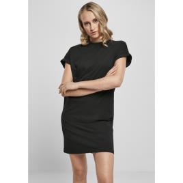 Urban Classics Vestido Camiseta Cut On S noir