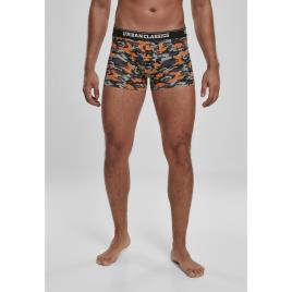 Urban Classics Urban Classic 3 Pacotes Boxer Shorts L Blue Camouflage / Orange Camouflage / Black