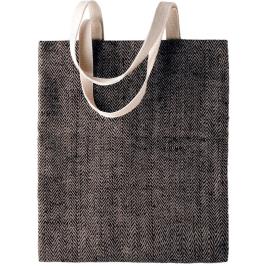 Kimood Bolsa Kimood En Toile De Jute Teint 100% Naturel One Size White / Black