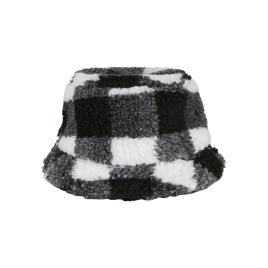 Urban Classics Chapéu Urban Classics Sherpa Check One Size White / Black