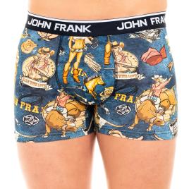 John Frank Cuecas Boxer XL Blue / Patterned