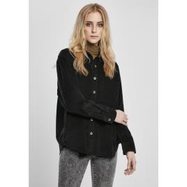 Urban Classics Camisa De Mulher Urban Classics Corduroy Oversized (grandes Tailles) 4XL noir