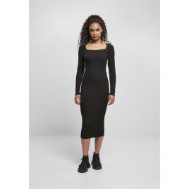 Urban Classics Vestido Longo Feminino Urban Classics Knit M noir