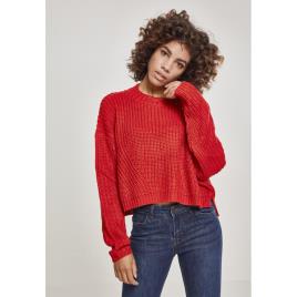 Urban Classics Moletom Mulher Urban Classic Wide Oversized S rouge