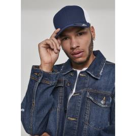 Flexfit Cap Ultrafibre E Airmeh 2-tone S-M Navy Blue / White