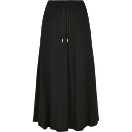 Urban Classics Saia Feminina Urban Classics Viscose Midi Big 2XL noir