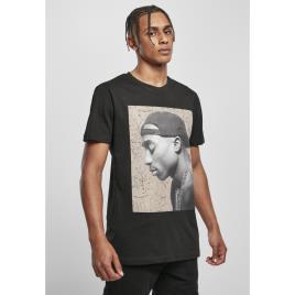 Mister Tee Camiseta Mister Tee Tupac Cracked Backround XS noir