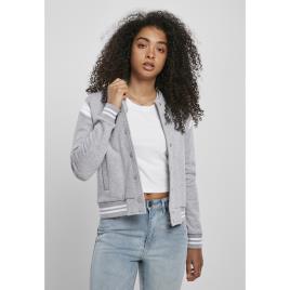 Urban Classics Casaco Organic Inset College 5XL Grey / White