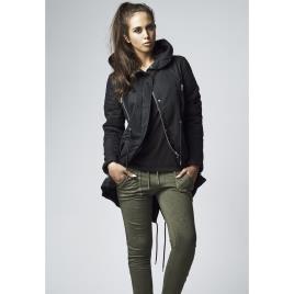 Urban Classics Parka Feminina Algodão Forrado Herpa Urban Classic M noir