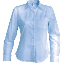 Kariban Camisa Com Log Sves Popeline 2XL Grey