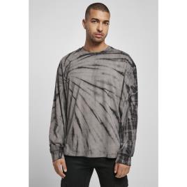 Urban Classics Camisa De Manga Longa Urban Classics Boxy Tye Dye (gt) 5XL Black / Dark Grey