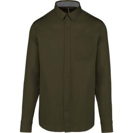 Kariban Camisa De Algodão Kariban Nevada XS marron kaki clair