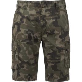 Kariban Shorts Bermuda De Algodão Multipoches 48 Green Camouflage