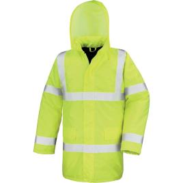 Result Parka High Viz Motorway 2XL jaune fluo