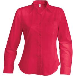 Kariban Camisa Com Log Sves Popeline M Red