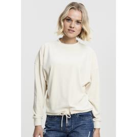 Urban Classics Mulher Camiseta Urban Classic Oversized Velvet Crew S White