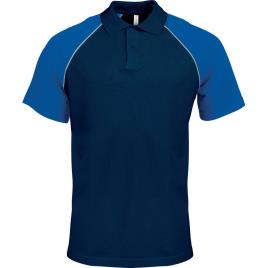 Kariban Camisa Polo Baseball 3XL Navy / Blue Royal