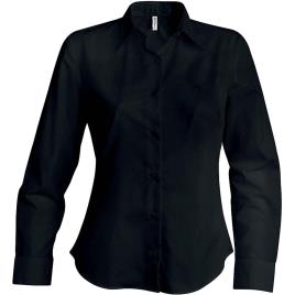 Kariban Camisa De Mulher Kariban Sans Repassage S noir