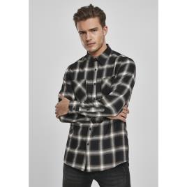 Urban Classics Camisa De Flanela 6 L Black / White