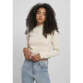 Urban Classics Suéter Feminino Urban Classics Interlock Short Crew XS White