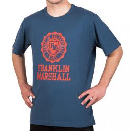 Franklin & Marshall E Camiseta Marshall Classic Franklin S Navy Blue