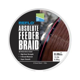 Preston Innovations Linha Trançada Absolute Feeder 150 M 0.120 mm Red